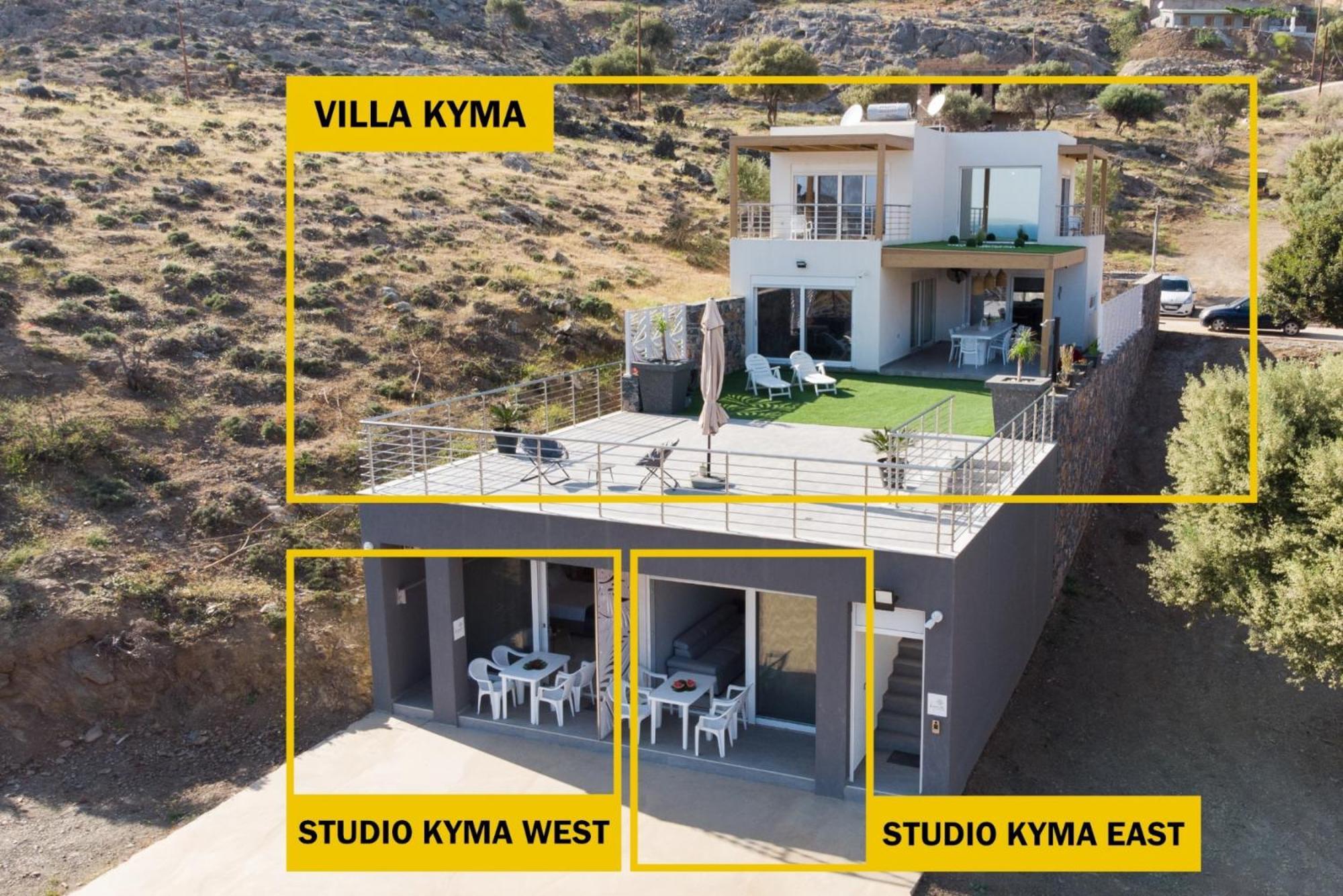 Beachfront Studio Kyma West ~ Crete'S Hidden Gem Kali Limenes Exteriör bild